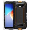 DOOGEE Android 12 Rugged Mobile Phone DOOGEE S41 PRO, Octa Core 4GB+32GB (1TB Espandibile), Batteria 6300mAh, Tripla Fotocamera 13MP, IP68 Impermeabile Antiurto Smartphone Dual SIM, 5.5 '' HD+, NFC Arancione
