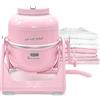 The Laundry Alternative Wonderwash Retro Colors - Mini lavatrice compatta portatile non elettrica, colore: Rosa