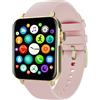 SMARTY2.0 SMARTY 2.0 Orologio digitale da donna con cinturino in silicone SW035F05, dorato, Moderno