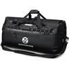 Zyxformis Borsone da Viaggio Impermeabile con Funzione Zaino per Avventure, Borsone Zaino Grande per Vacanze al Mare, Kayak, Canottaggio, Pesca, Escursionismo, Campeggio, 65 L 110 L 160 L
