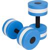 astound Pesi dell'acqua per piscina, set di esercizi per piscina, pesi, portatili, per aerobica, manubri d'acqua portatili, resistenza Aquatic Dumbbell Pool Barbells per nuoto