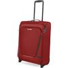 travelite valigia a mano con 2 rotelle per Condor + Ryanair, serratura a combinazione integrata, trolley superleggero con funzione di aggancio, 55x40x20 cm, 41 l, 1,7 kg