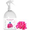 bleu & marine Bretania Acqua di Geranio Idrolato Naturale 100% | Tonico Viso, Illuminante, Levigante | Allevia Rossori | Nebulizzazioni Idratanti, 500 ML Spray