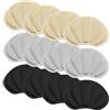 Lechengjia 6 Paia Tallone Cuscino, Cuscini Per Tallone, Cuscinetti Per Scarpe, Proteggi Tallone Scarpe Uomo Donne, Inserti Per Cuscino Sul Retro Del Tallone Migliorare La Vestibilità(Nero, Grigio, Beige)