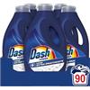 Dash Power Detersivo Liquido Lavatrice, 90 Lavaggi (18x5), Azione Extra-Smacchiante, Extra Rimozione Macchie, Efficace Anche A Freddo E In Cicli Brevi