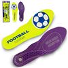 Footgel -Solette Scarpe Calcio Confezione 2 Paia | Solette Sportive in Gel Uomo/Donna Traspiranti e Confortevoli | Aiutano a Prevenire Fastidi a Piedi, Ginocchia e Zona Lombare | Taglie 43-47