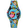 Doodle Watch Graphics DO35021 - Orologio da donna Pop Art con cinturino in silicone, 35 mm