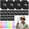 OSDUE Bambini Giocattolo Detective, 36 Pezzi per Gioco di Ruolo Detective