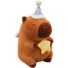JWKLYZH Capybara Peluche,22Cm Capybara Peluche Gigante,Capibara Figure,Capibara Peluche,Simulazione Animale Peluche Capybara,Regali Di Bambola Per Ragazzi,Ragazze, Studenti,Amici e Famiglia