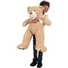 Bananair - Orso Peluche Gigante, 100 a 340 cm - Fabbricato in Francia, Certificato CE - Morbido e Soffice, Abbracci Garantiti - Orsetto di Peluche Perfetto per Compleanni e Altre Celebrazioni (100 cm)