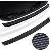 AIBINGBH Protezione paraurti posteriore auto per FIAT Grande Punto/Evo (Bj. 2005-2018), Protezione Paraurti Posteriore in Fibra Carbonio Auto Protezione Paraurti Antigraffio