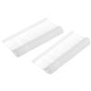 QUARKZMAN 500pz Ganci Standard per Etichette Rotondo 25mm/0.98 Trasparente | per Pistola Etichettatrice Prezzo per Etichette Prezzo Abbigliamento, Fermagli Plastica Regolari Barbe