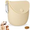 Zssxysm Custodia in Silicone per Cani con Clicker, Sacchetto di Cibo per Cani Piccola con Clip in Vita, Marsupio Trainer Cane Taglia Piccola, Porta Biscotti Accessori Cane Contenitore Crocchette
