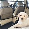 MUU Barriera per auto per cani con corda regolabile e gancio, 115 x 62 cm, protezione universale per cani per bagagliaio auto, sedile posteriore, divisore in rete, rete di sicurezza per cani, animali