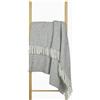 NOSTRA SINCE 1991 Coperta in Lana 140x200, 100% Lana, Plaid Lana Morbido per Letto e Divano, Singolo, Una Piazza e Mezza, Matrimoniale, Coperta Calda e Durevole, Elegante Copriletto con Frange - ZELANDIA Wool Blanket