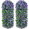 MEIVINES Fiori Finti Piante Finte Da Esterno 2 Pezzi Fiori Di Edera Viola Finti Fiori Di Vite Pendenti Artificiali Realistici Fiori Finti Pendenti Da Esterno Gloria Mattutina Per Matrimonio Giardino