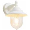 maolo Applique da Esterno Vintage con Attacco E27 - Lampada da Parete in Alluminio IP44, Stile Classico Retrò, Illuminazione per Giardino, Terrazzo e Balcone, Max 60W (Bianco, Stile 1)
