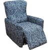 WWQQKJ Copripoltrona Relax Reclinabile Universale, Moderna Fodere Copripoltrona Reclinabile 1 Posto Elasticizzato Lavabile Rimovibile,Copertura per Poltrona Reclinabile(D)