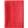 HUFFA Strofinaccio Assorbente Ultra Morbido, Stracci for Piatti in Cotone Intrecciato a Nido d'Ape, Asciugamano Piatto da Cucina Grande 45x65 cm, tovaglioli di Stoffa (Color : Rosso)