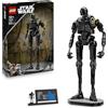 LEGO Star Wars 75434 Droide di Sicurezza K-2SO - Action Figure Giocattolo Snodabile da Costruire e da Esporre - Modello da Collezione con Targhetta - Regalo per Bambini, Bambine e Adulti Fan di Andor