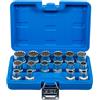 BGS Juego de llaves de vaso 12 caras | entrada 12,5 mm (1/2) | 8-24 mm | 16 piezas