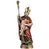 DRW Statuetta di Sant'Ambrogio di Milano Patron di apicoltori e cerieri in Resina Dipinto a Mano 22 cm