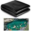 Generico Telo per Laghetto in Gomma 3x2 4x1 6x3 9x2.0m Rivestimento per Stagno di Pesce Alta Densità Membrana Rinforzata Resistente per Piscine Giardinaggio e Corso di Golf(5x1.0m(16.4x3.3ft))