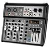 Depusheng - Mixer audio professionale, 4-canali interfaccia audio soundboard sistema di mixer, 16-bit DSP DJ Bluetooth mixer + effetto phantom 48 V per registrazioni studio karaoke streaming (XT4 EU)
