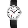 Mondaine Classic - Orologio con Cinturino Nero in Pelle per Uomo e Donna, A660.30314.11SBB, 36 MM