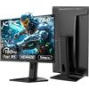 KTC Monitor Gaming, 180Hz 144Hz 2K QHD (2560 x 1440) Monitor 24 Pollici con pannello Fast-IPS 1ms, HDR 400, G-Sync, FreeSync, 400 cd/m² di luminosità, supporto regolabile per rotazione e sollevamento