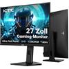 KTC Monitor Gaming H27T7, Monitor 27 Pollici 2K WQHD (2560 x 1440) 180Hz 144Hz con Fast-IPS 1ms, G-Sync, FreeSync, HDR, luminosità 450 cd/m², HDMI, DisplayPort, supporto per sollevamento e rotazione