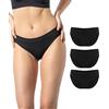 Risalti Mutande Donna Classiche Microfibra 3 pz - Intimo Donna, Slip Donna Senza Cuciture, più Morbide delle Mutande Donna Cotone, Women Underwear- Made in Italy