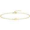 Sofia Milani - Bracciale da Donna in Argento 925 - Placcato in Oro - Ciondolo ad Ala - B0360