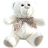 Palmitessa Orsacchiotto peluche,Orso Peluche 25 cm Peluche Orso, Orsacchiotto Regalo, Marrone, Morbido, San Valentino Orsetto bambini, Teddy, Compleanno, Natale Colore A Scelta (Bianco)