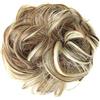 Frcolor Moda Donna Coda di Pony Coda di Capelli Extension Panino Pezzettini Scrunchie Elastico Ondulato Ricci per capelli sintetici (6AH613)