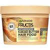 Garnier Fructis - Maschera 3 in 1 per capelli secchi e ricci, con complesso lipidico extra, formula vegana, 400 ml