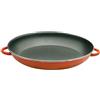 IBILI, Padella per paella orange, 34 cm, acciaio smaltato vetrificato, 6 porzioni, adatta ai piani a induzione.