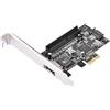 Dilwe1 Scheda controller SATA PCI-E, da PCI Express a IDE ATA133 SATA II Convertitore adattatore scheda ESATA RAID 2 Interfaccia SATAII interna per Winds 2000/xp/server 2003/xp 64-bit