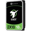 SEAGATE EXOS 2X18 SAS 18TB Elio 7200rpm Capacità 9TB Per Unità Logica 12Gb/s 2