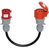 AFYEEV Cavo adattatore CEE, Adattatore Presa 32A a CEE 16A, 400 V, Lunghezza 0,5m, IP44