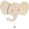 BO BABY'S ONLY Baby's Only - Lampada da parete elefante Wonder - Brown - 23x35 cm