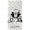 arlis Telo mare Disney Topolino e Minnie o asciugamano da bagno 70 x 140 cm (telo da spiaggia Minnie e Topolino)