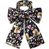 LIKUNGOU Wonderland The Hatter Costume Bowtie Cravatta Grande Fantasia Papillon Stampati Colorati per Tea Party Unisex