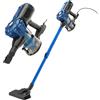 PROFI CARE Proficare, Aspirapolvere 2in1 PC-BS3133-Blue, Aspirapolvere a Mano e Scopa con Filo, 600W, Filtro HEPA, Tubo Telescopico 47-77 cm, Spazzola per Pavimenti Duri, Staffa a Muro Inclusa