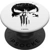 Marvel Punisher Black Out Skull PopSockets PopGrip Intercambiabile