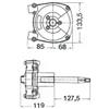 Ultraflex T71Fc Scatola Sistema di guida Sistemi di guida meccanici