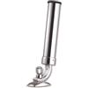 Klovoo Portacanna da pesca a base per barca orientabile ottone cromato 4 viti 32 mm