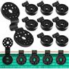 Axinyijia 80 Pezzi Clips Telo Ombreggiante, Clip en Plastique pour Rete Antigrandine, Accessori per Rete Parasole Clips con Occhiello