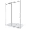 LANERI Porta Doccia Scorrevole Nicchia Lusso Vetro 8 MM Easy-clean Reversibile H.190 (98-100,5 H.190 cm)