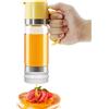 mumisuto Dispenser Miele, 350ml/11,83oz Dosatore Miele Antigoccia in Vetro, Contenitori per Miele con Rimovibile Coperchio Superiore e Inferiore, per Sciroppo d'acero, Salsa di Soia, Cucina Vino